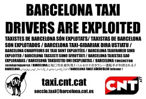 cartel feria taxi